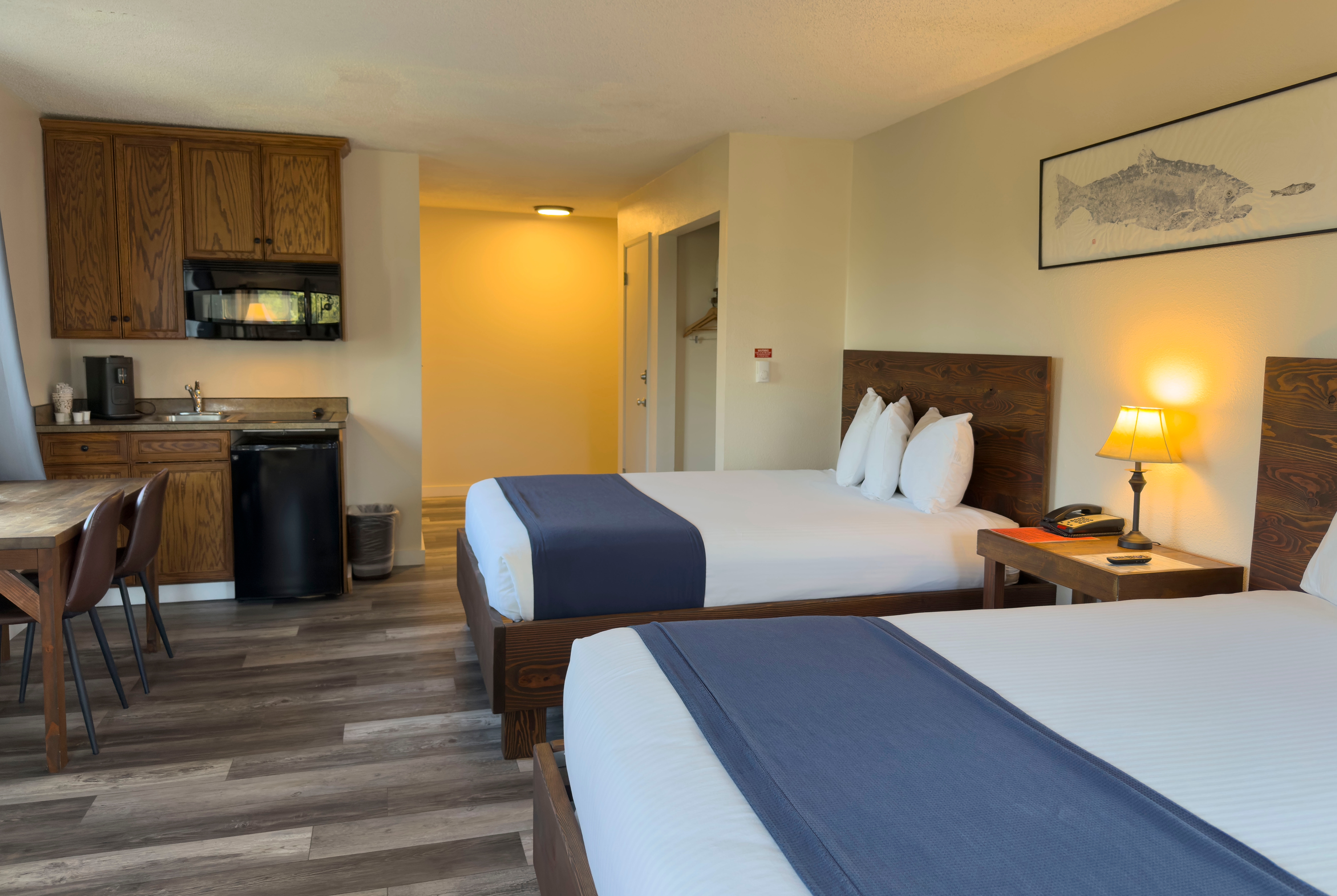 Guest room at the Chateau Westport Resort, Trademark Collection by Wyndham in Westport, Washington