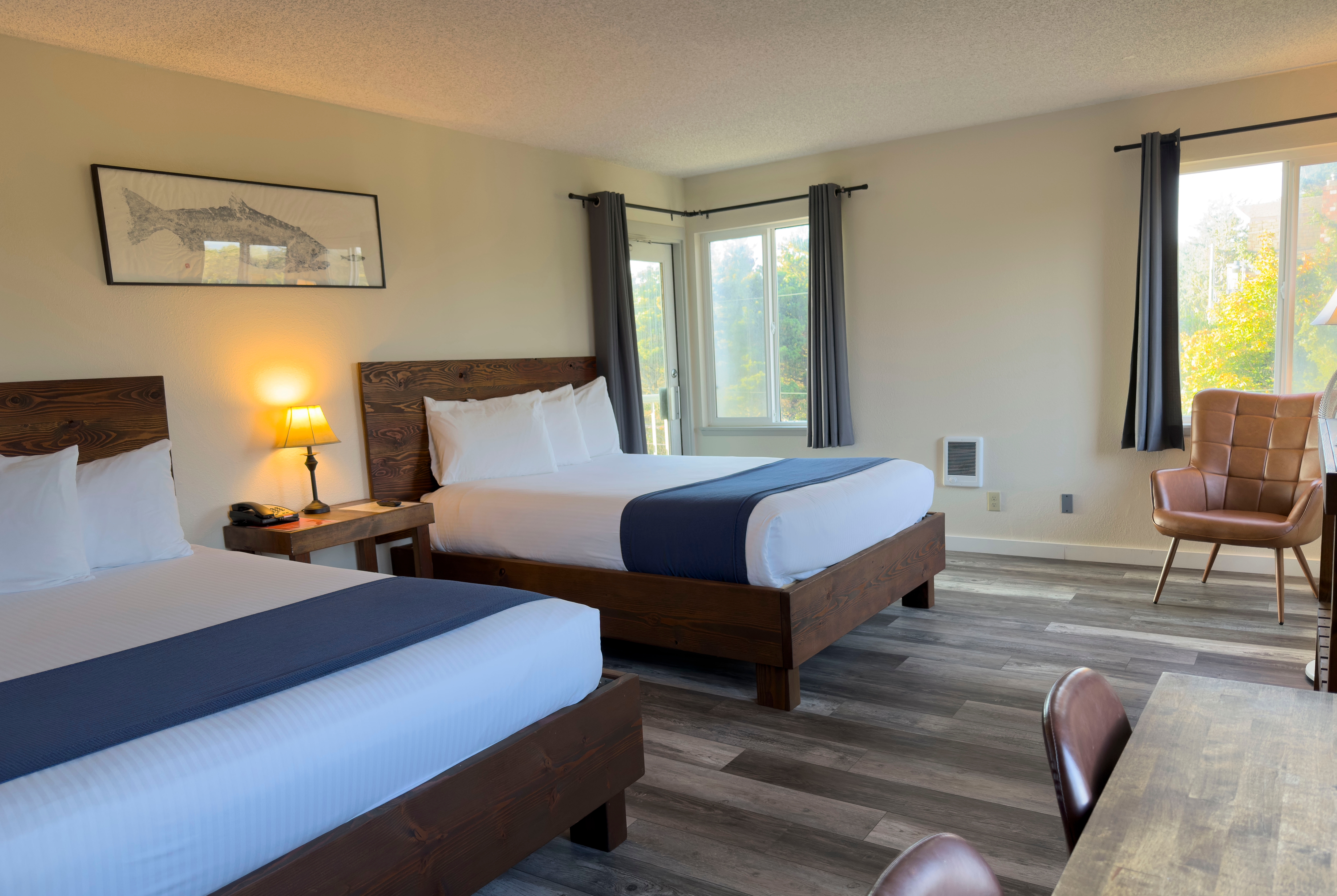Guest room at the Chateau Westport Resort, Trademark Collection by Wyndham in Westport, Washington