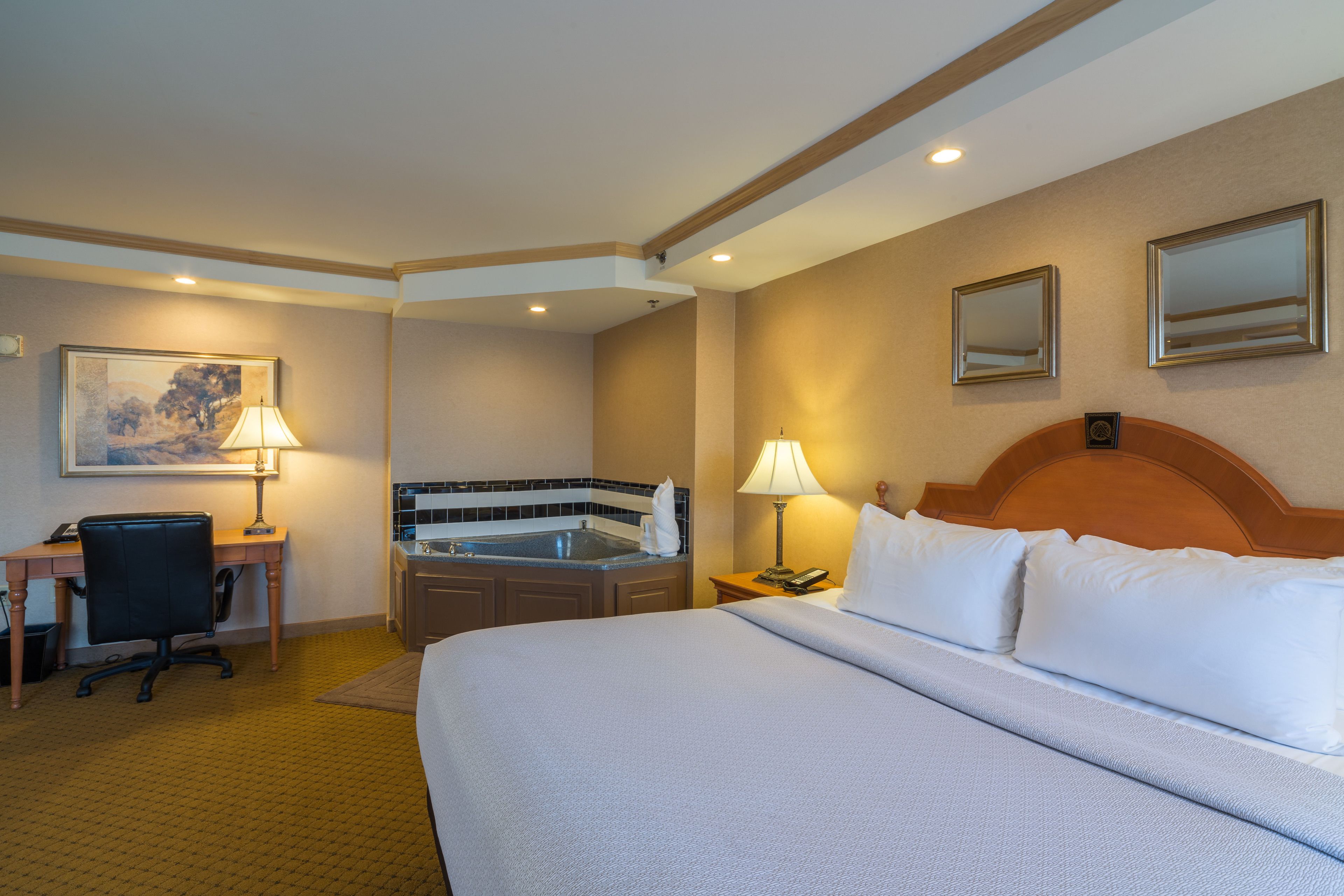 Guest room at the Ambassador Hotel Milwaukee, Trademark Collection by Wyndham in Milwaukee, Wisconsin