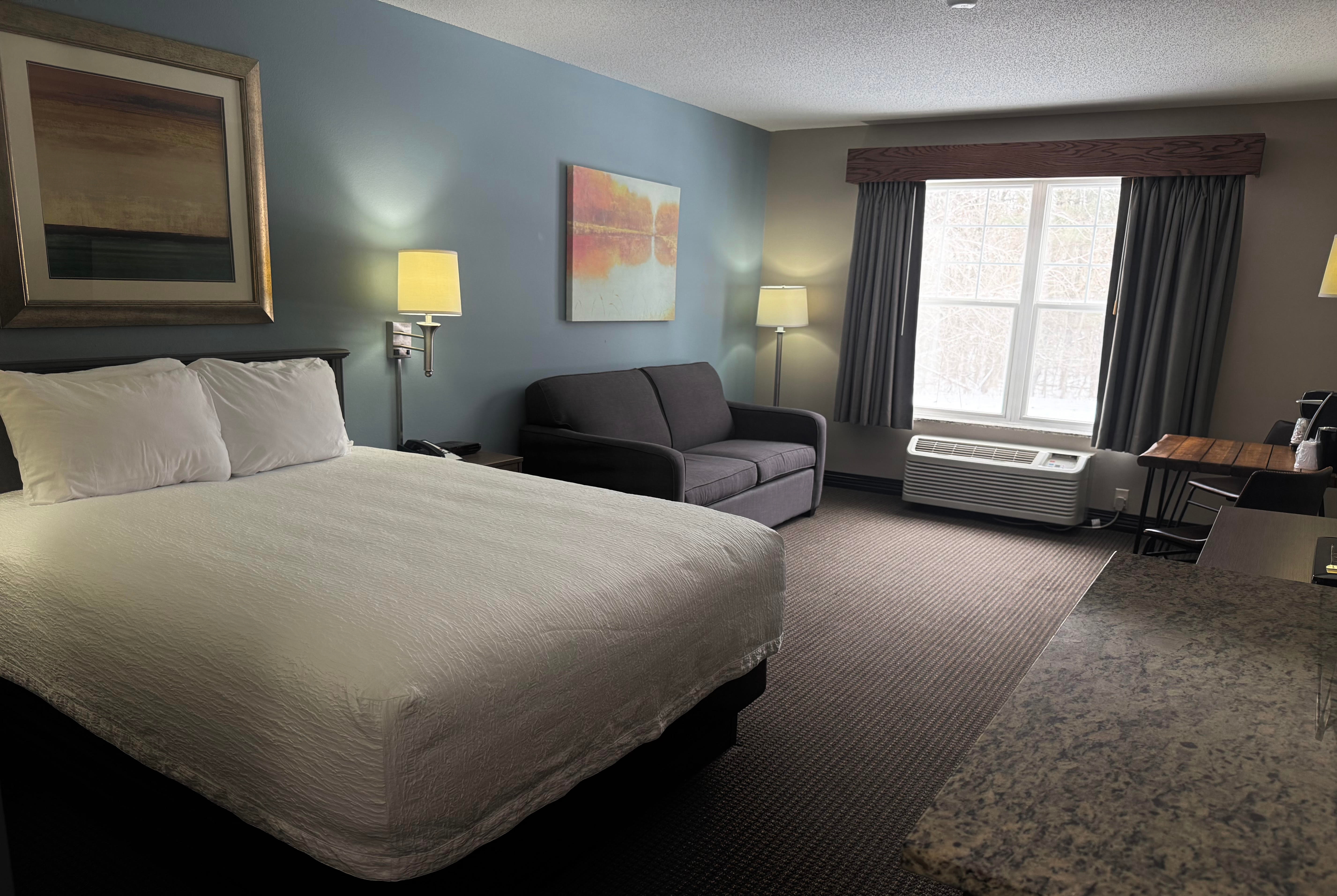 Guest room at the The Commerce, Trademark Collection by Wyndham in River Falls, Wisconsin