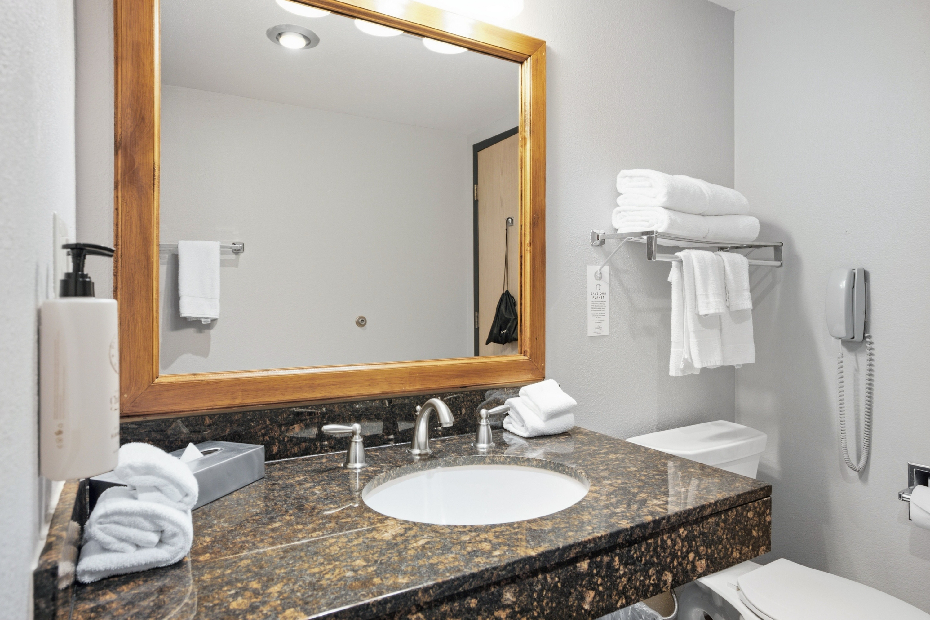 Guest room bath at the Chula Vista Resort, Trademark Collection by Wyndham in Wisconsin Dells, Wisconsin