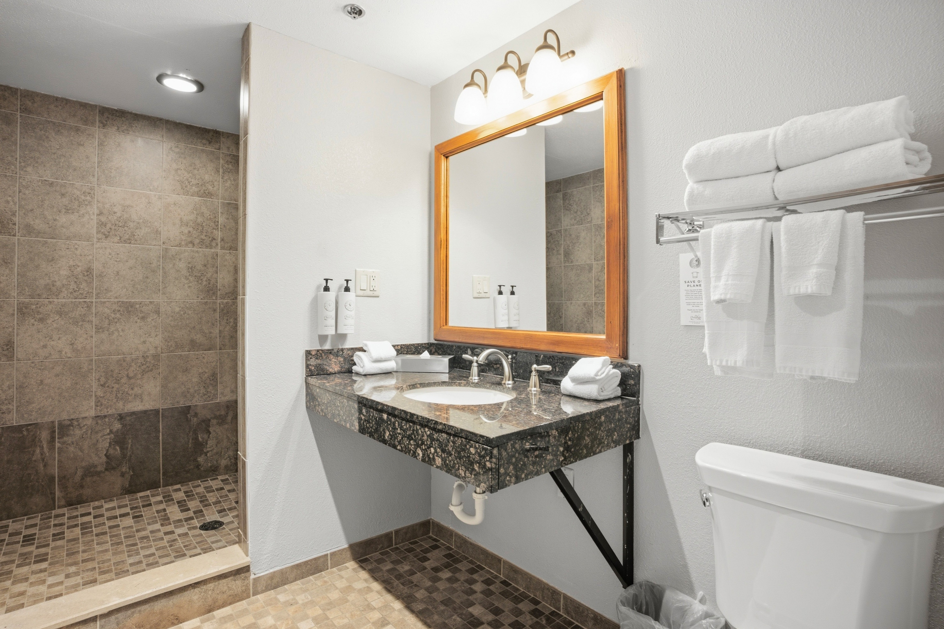 Guest room bath at the Chula Vista Resort, Trademark Collection by Wyndham in Wisconsin Dells, Wisconsin