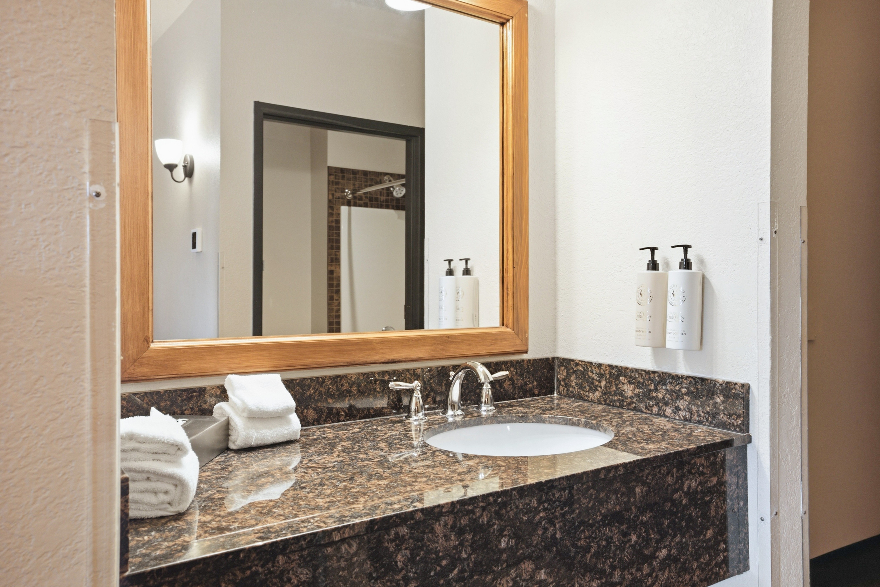 Guest room bath at the Chula Vista Resort, Trademark Collection by Wyndham in Wisconsin Dells, Wisconsin