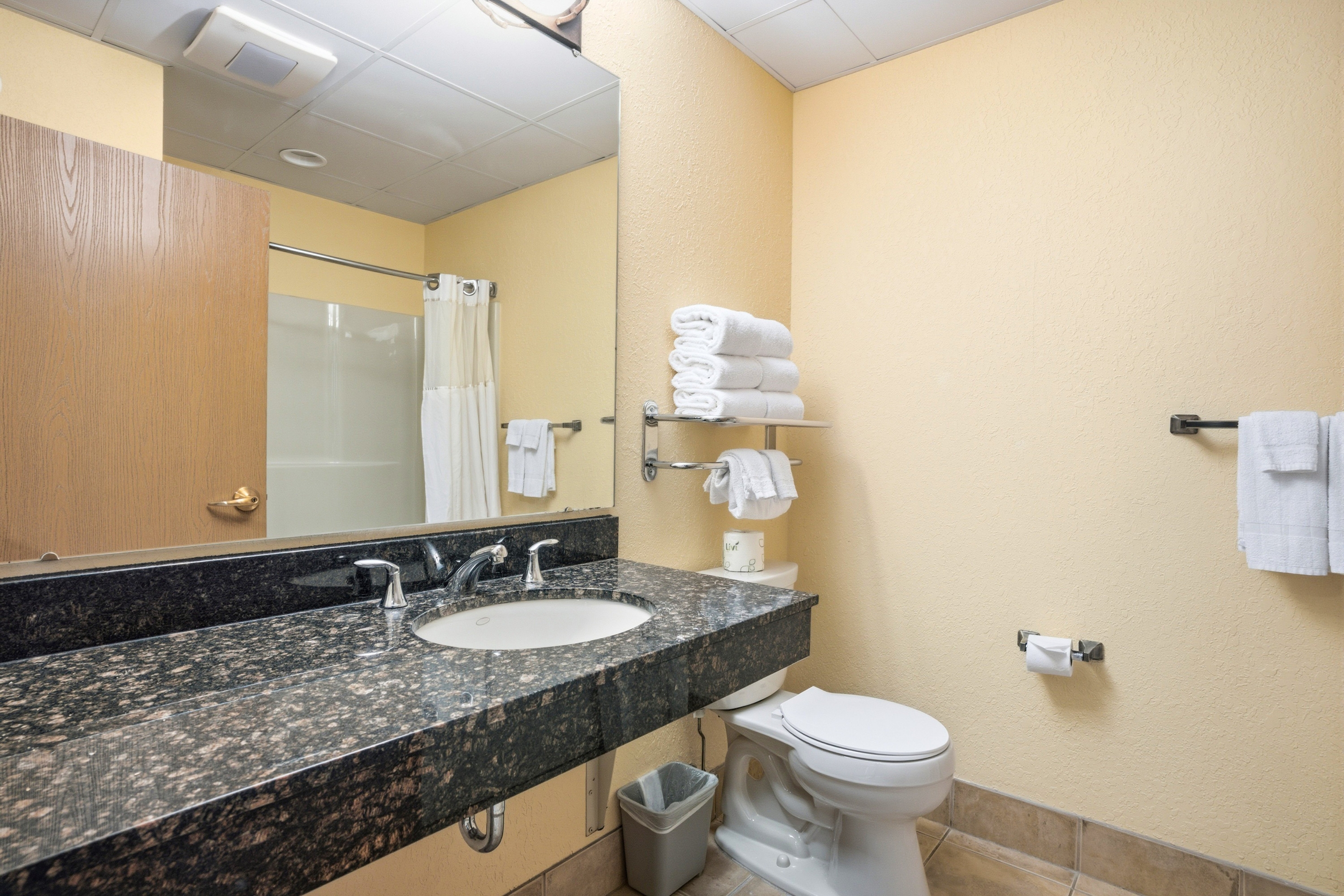 Guest room bath at the Chula Vista Resort, Trademark Collection by Wyndham in Wisconsin Dells, Wisconsin