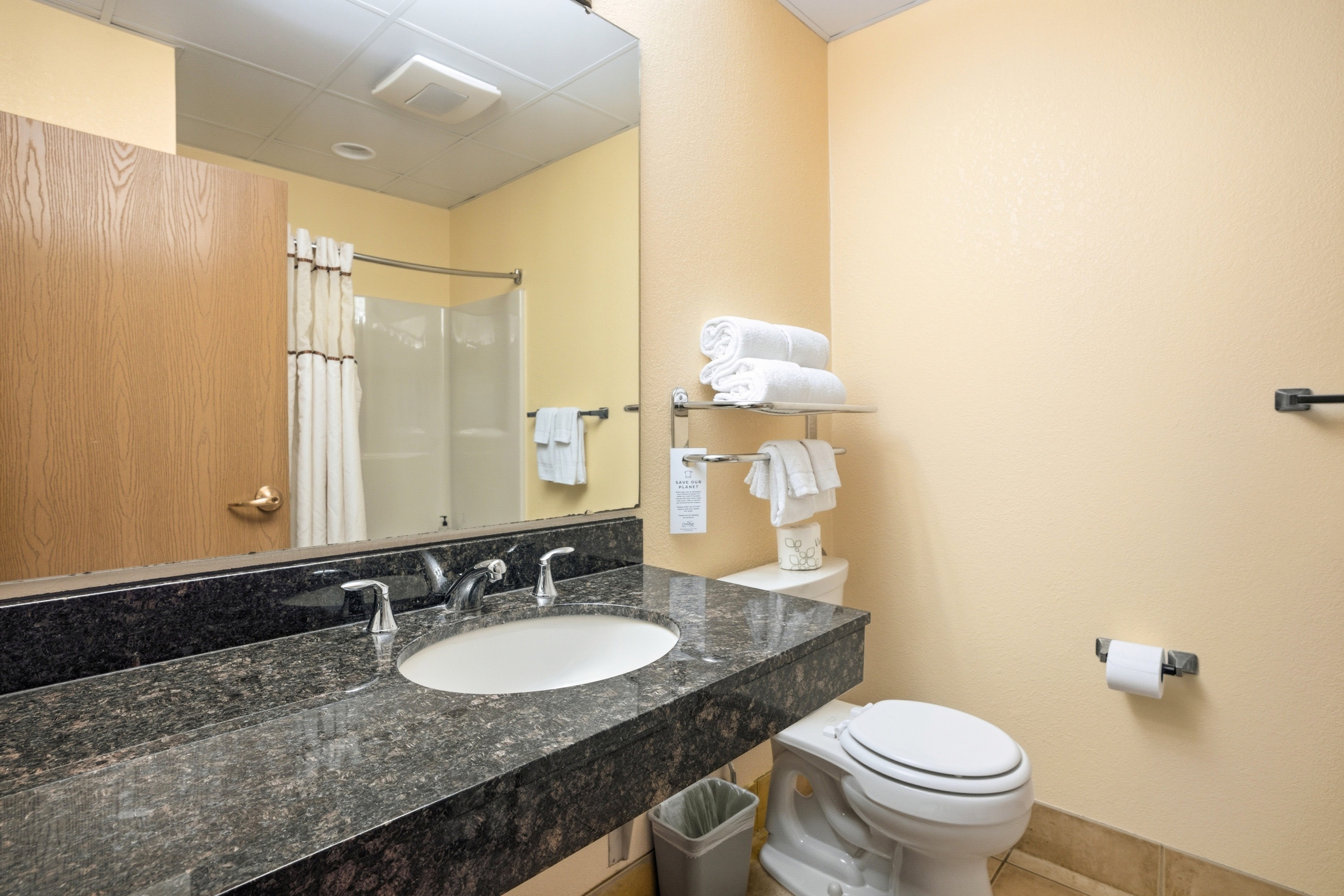 Guest room bath at the Chula Vista Resort, Trademark Collection by Wyndham in Wisconsin Dells, Wisconsin
