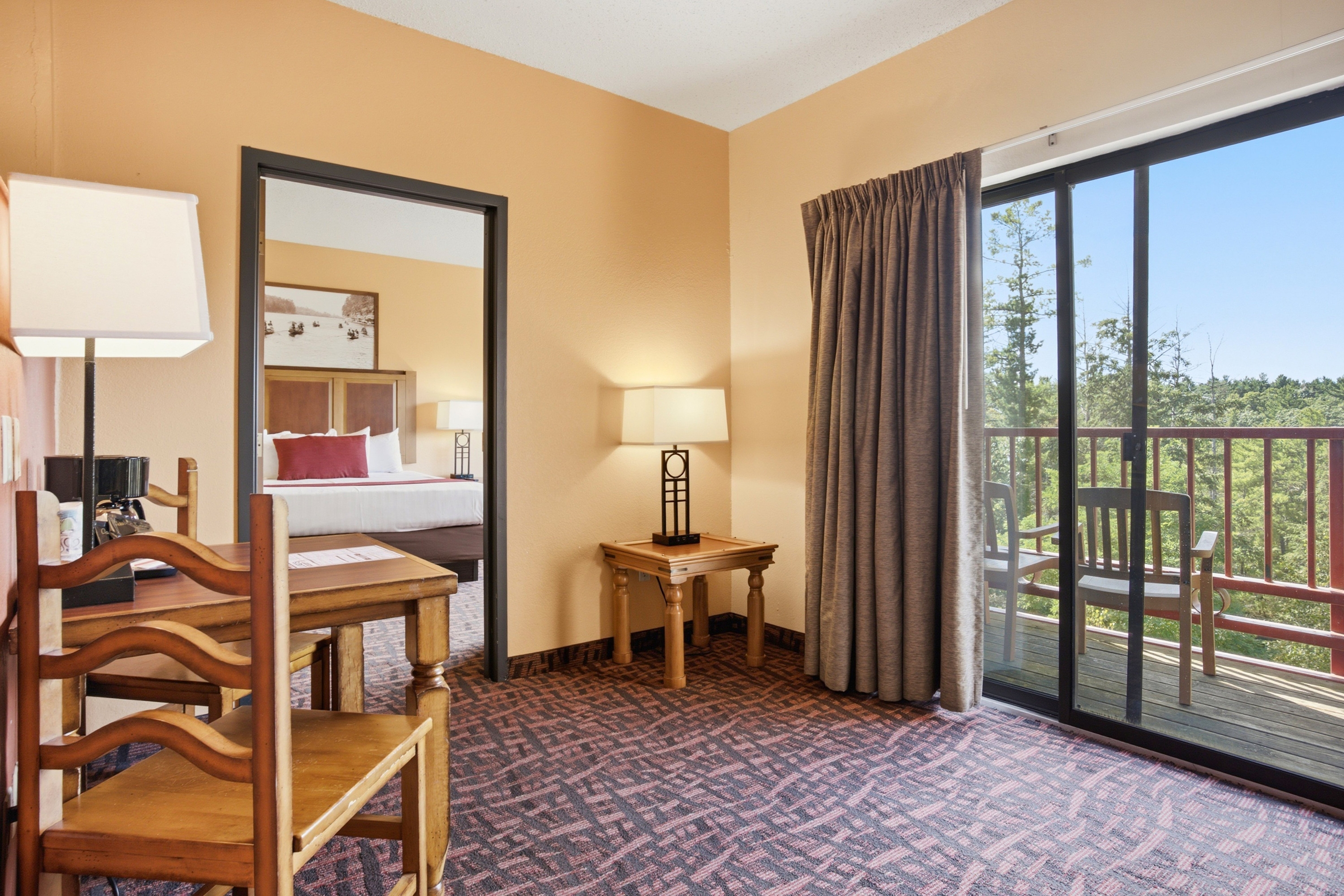 Guest room at the Chula Vista Resort, Trademark Collection by Wyndham in Wisconsin Dells, Wisconsin