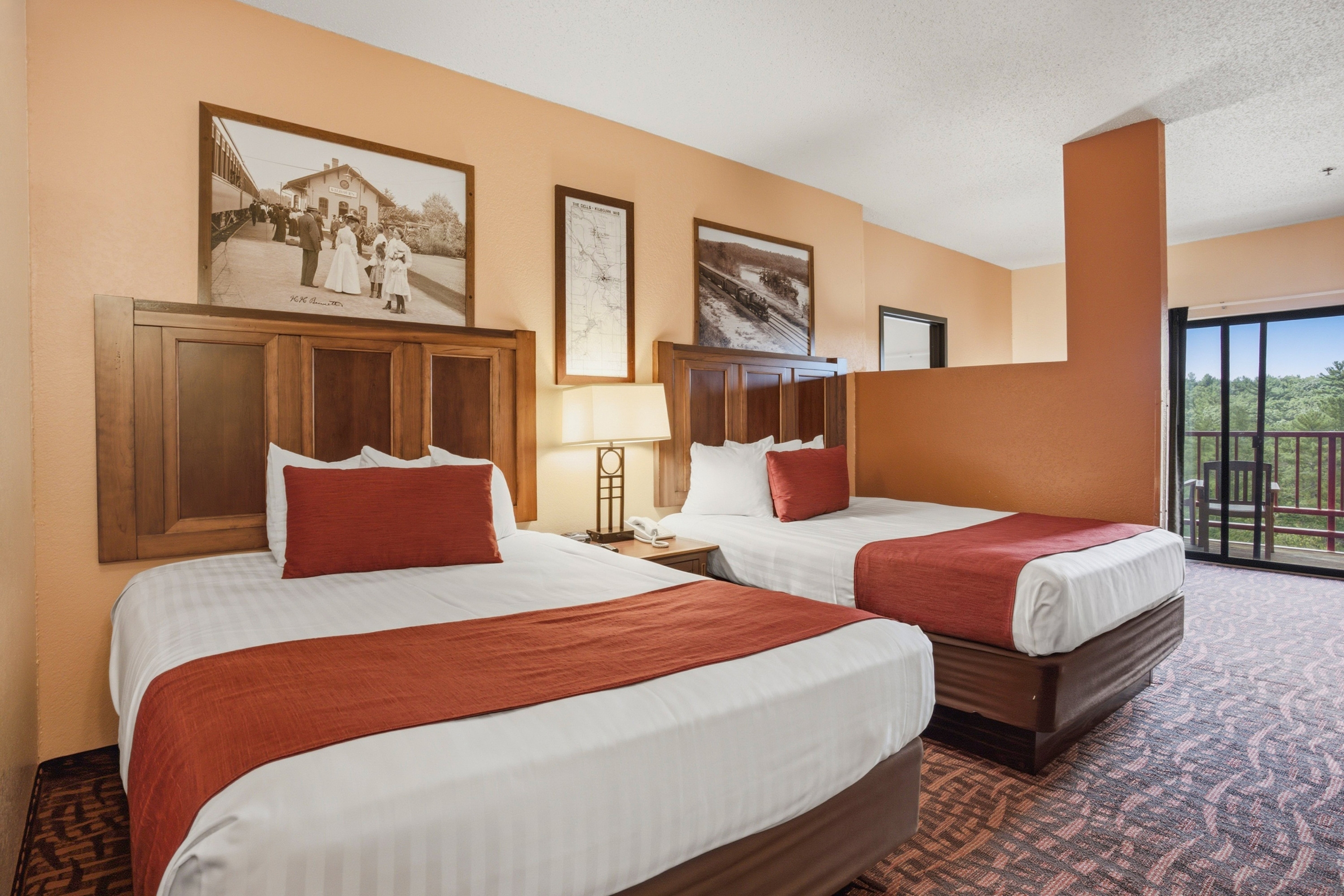 Guest room at the Chula Vista Resort, Trademark Collection by Wyndham in Wisconsin Dells, Wisconsin