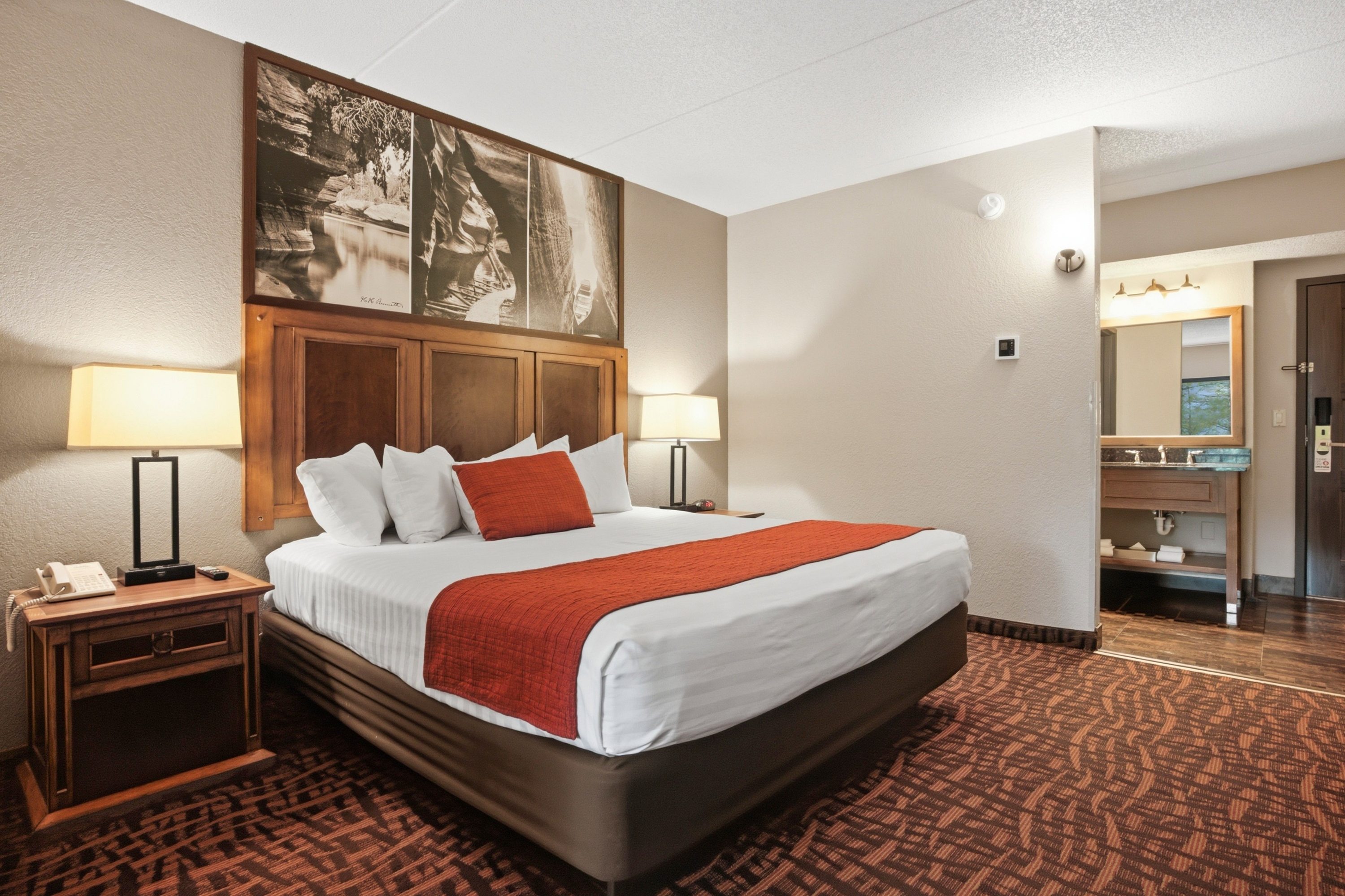 Guest room at the Chula Vista Resort, Trademark Collection by Wyndham in Wisconsin Dells, Wisconsin
