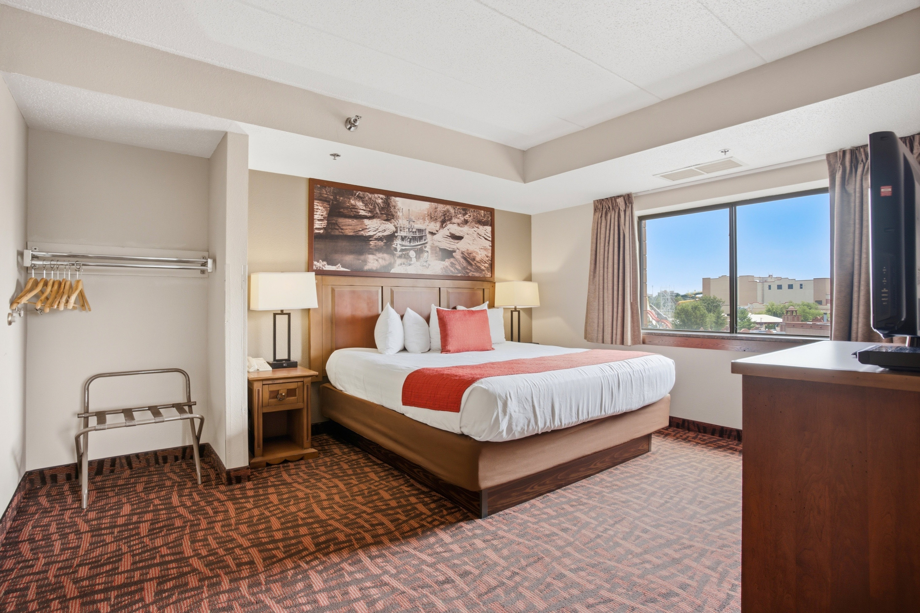 Guest room at the Chula Vista Resort, Trademark Collection by Wyndham in Wisconsin Dells, Wisconsin