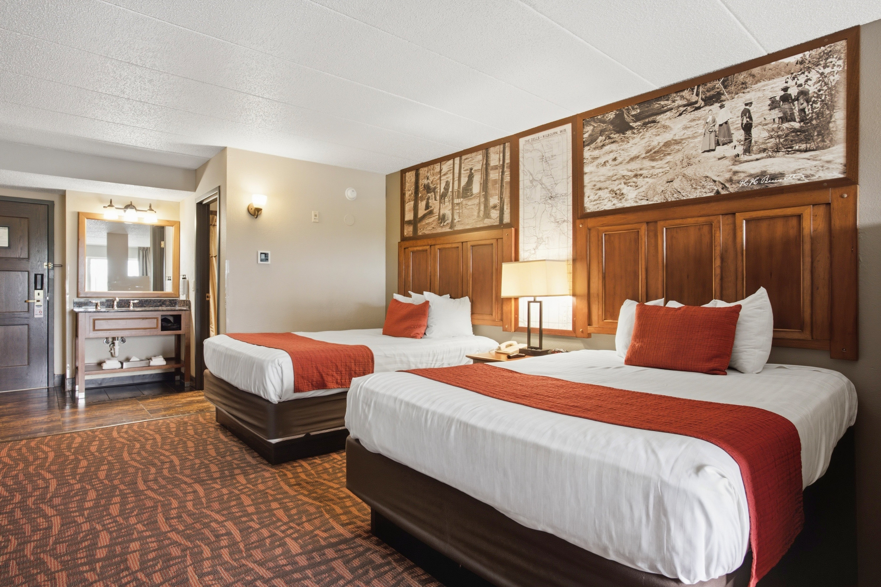 Guest room at the Chula Vista Resort, Trademark Collection by Wyndham in Wisconsin Dells, Wisconsin