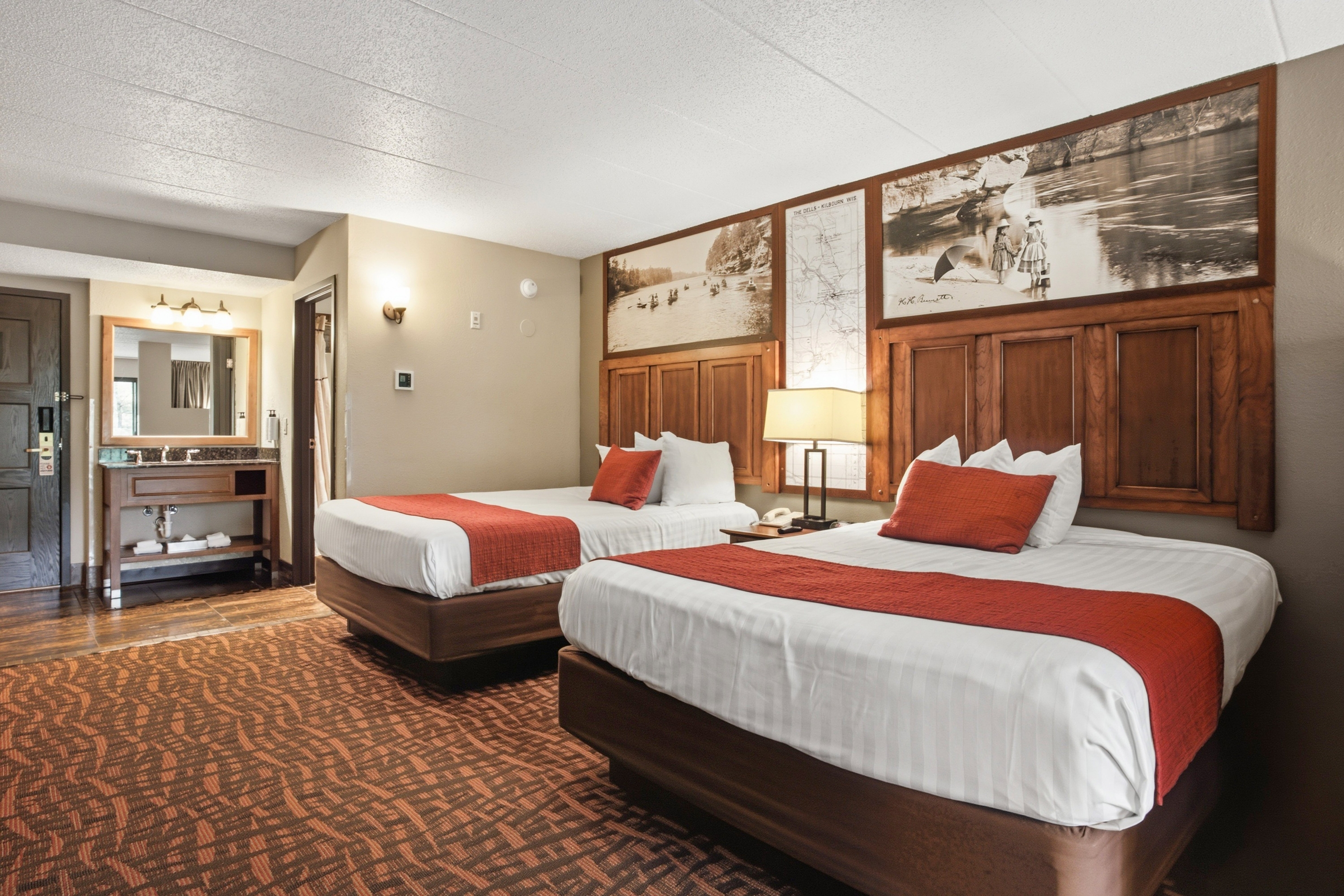 Guest room at the Chula Vista Resort, Trademark Collection by Wyndham in Wisconsin Dells, Wisconsin