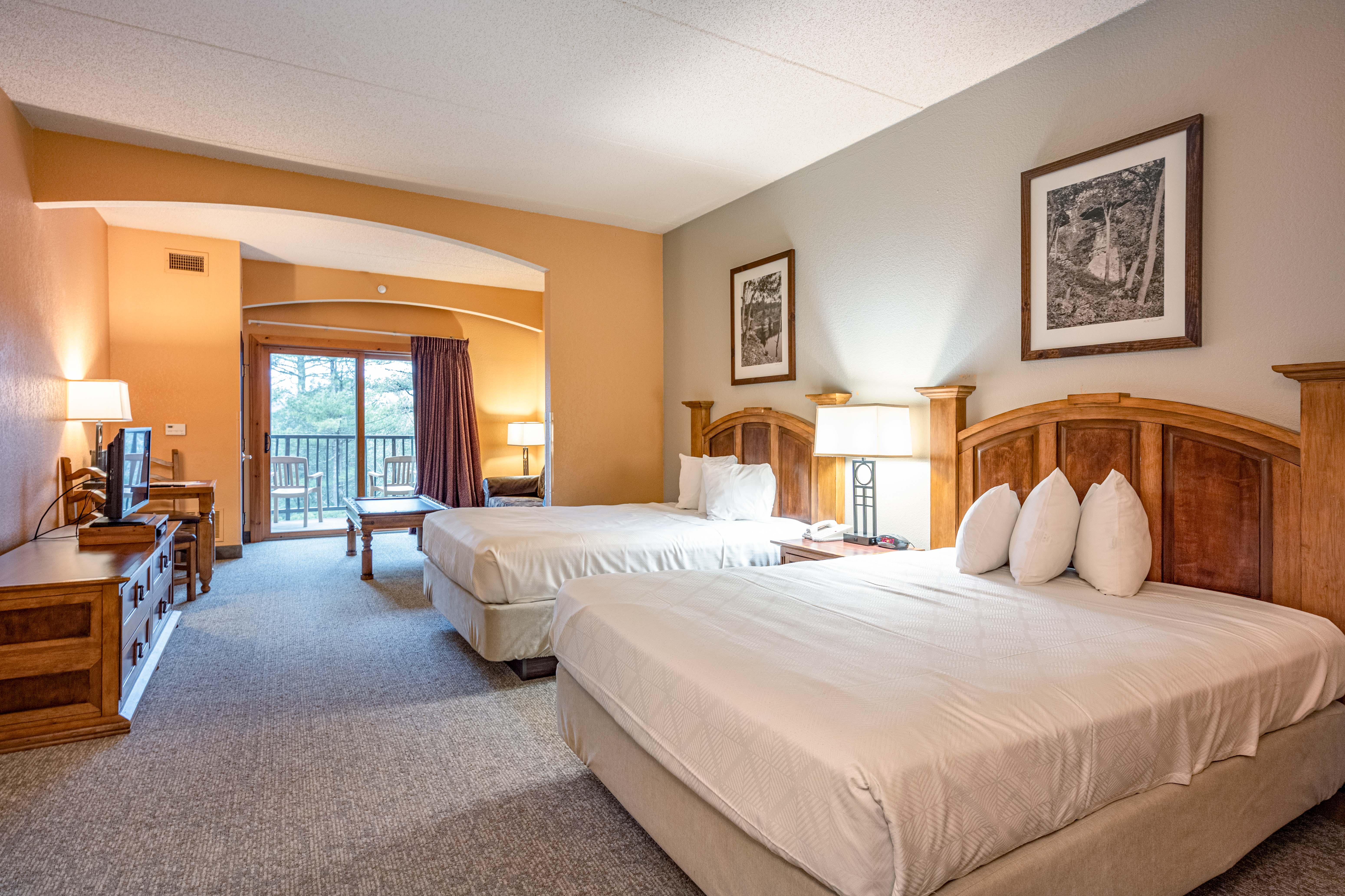 Guest room at the Chula Vista Resort, Trademark Collection by Wyndham in Wisconsin Dells, Wisconsin