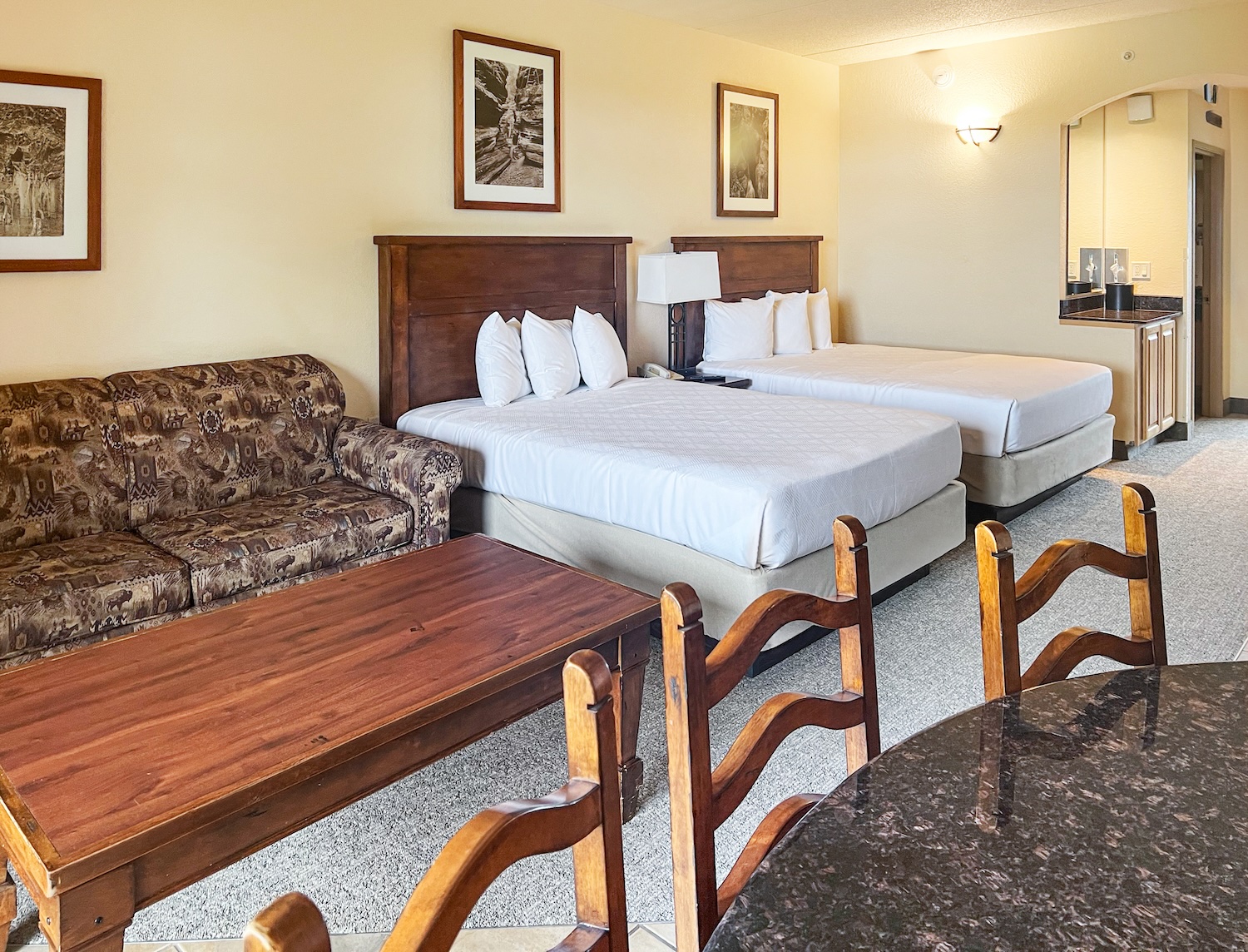 Guest room at the Chula Vista Resort, Trademark Collection by Wyndham in Wisconsin Dells, Wisconsin