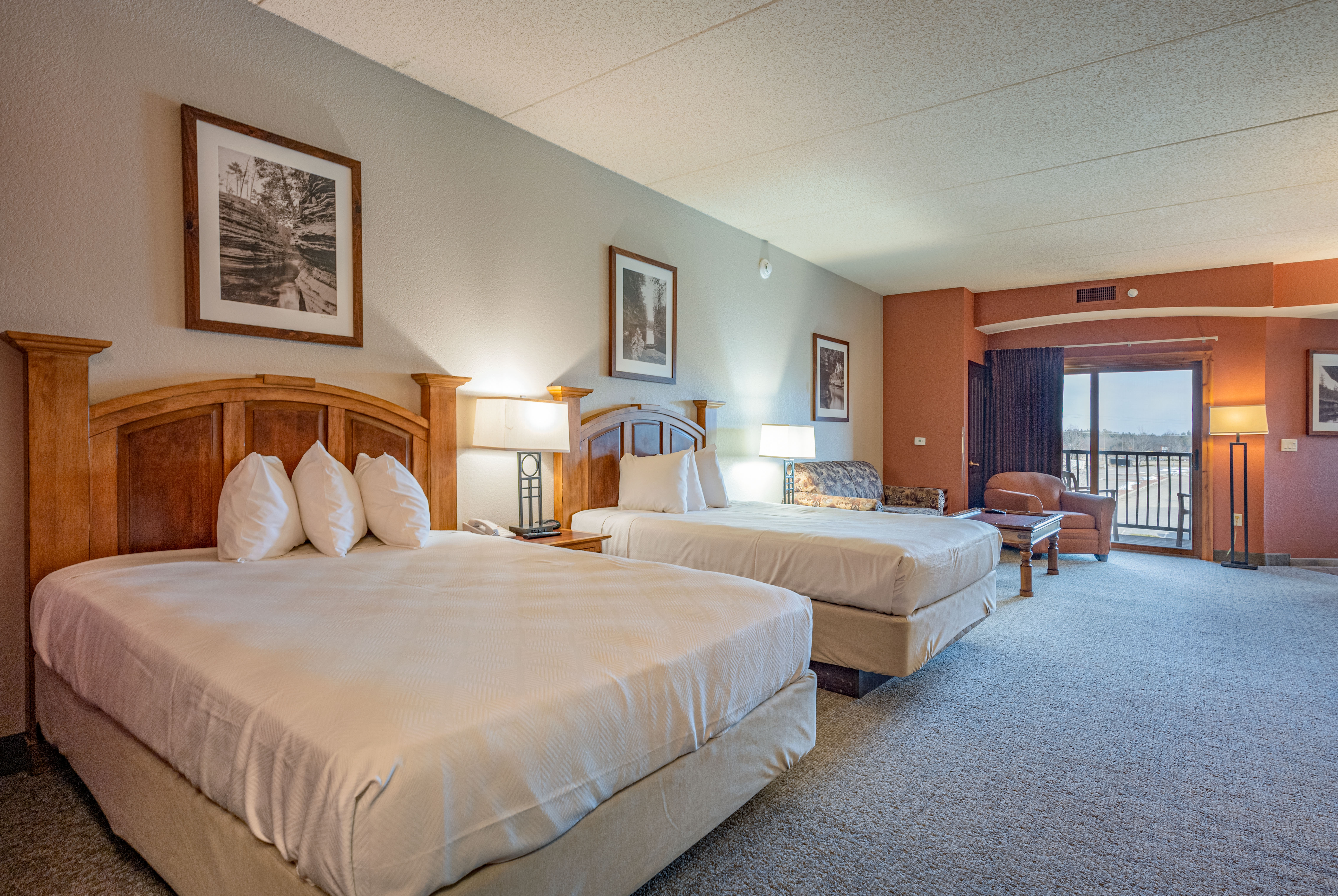 Guest room at the Chula Vista Resort, Trademark Collection by Wyndham in Wisconsin Dells, Wisconsin