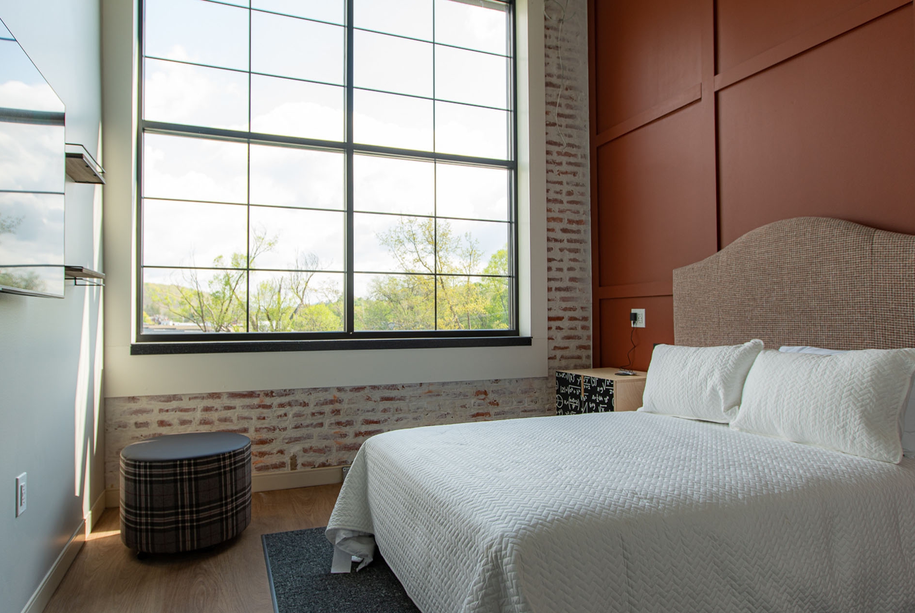 Guest room at the The Schoolhouse Hotel, Trademark Collection by Wyndham in White Sulphur Springs, West Virginia