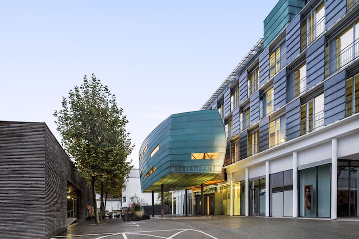 Exterior of Vienna House by Wyndham Martinspark Dornbirn hotel in Dornbirn, Other than US/Canada