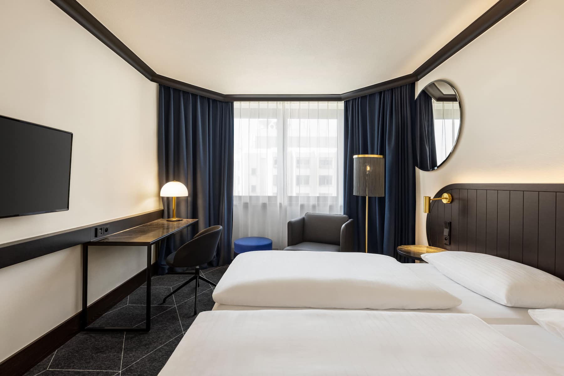Guest room at the Vienna House by Wyndham Diplomat Prague in Prague, Other than US/Canada