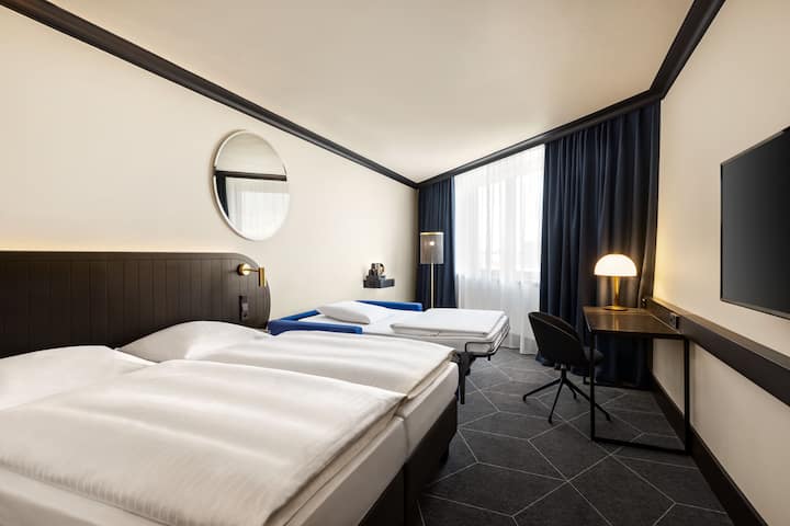 Guest room at the Vienna House by Wyndham Diplomat Prague in Prague, Other than US/Canada