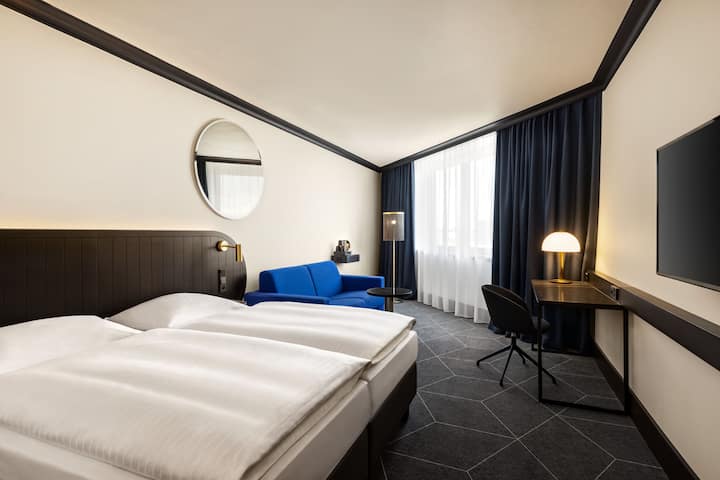 Guest room at the Vienna House by Wyndham Diplomat Prague in Prague, Other than US/Canada