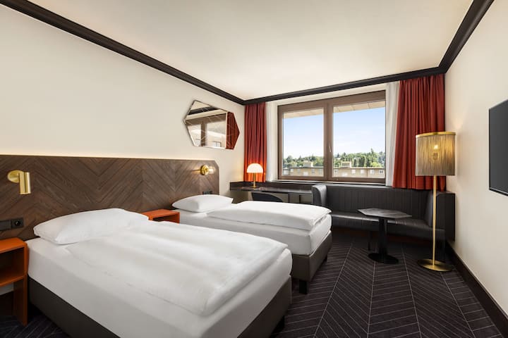 Guest room at the Vienna House by Wyndham Diplomat Prague in Prague, Other than US/Canada