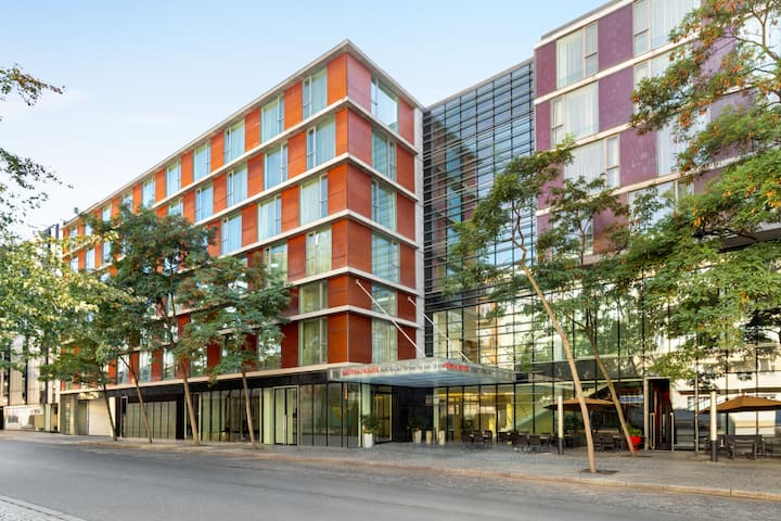 Exterior of Vienna House by Wyndham Andel's Prague hotel in Prague, Other than US/Canada