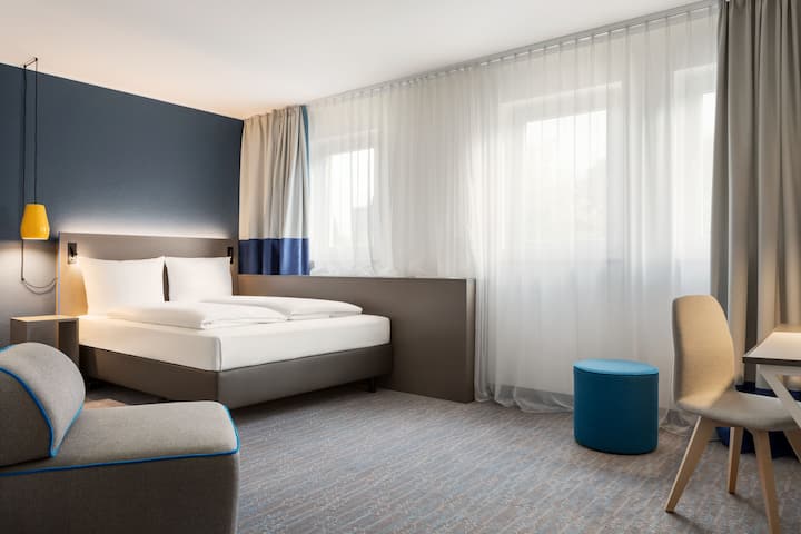 Guest room at the Vienna House Easy by Wyndham Bad Oeynhausen in Bad Oeynhausen, Other than US/Canada