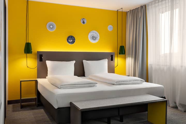 Guest room at the Vienna House Easy by Wyndham Bad Oeynhausen in Bad Oeynhausen, Other than US/Canada