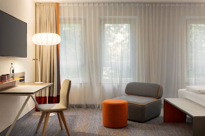 Guest room at the Vienna House Easy by Wyndham Bad Oeynhausen in Bad Oeynhausen, Other than US/Canada