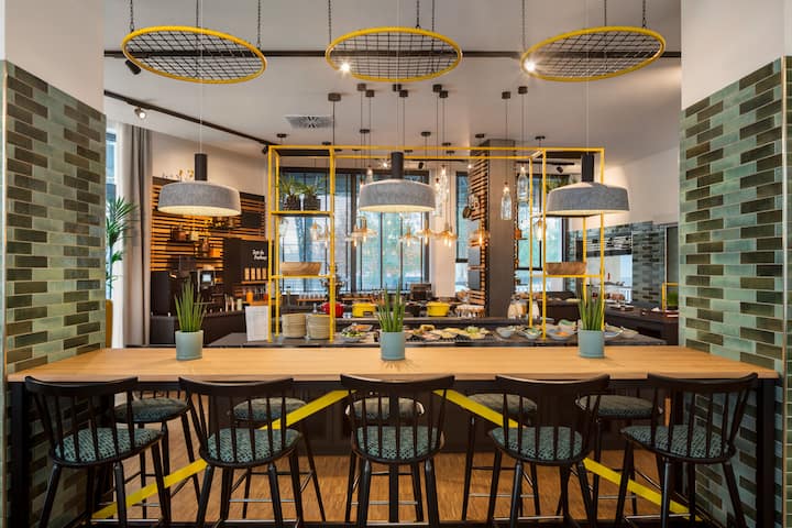 Free breakfast at Vienna House Easy by Wyndham Berlin Potsdamer Platz in Berlin, Other than US/Canada