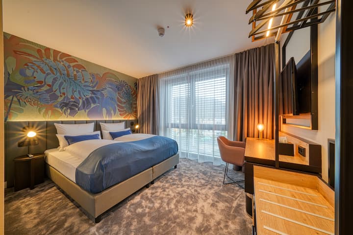 Guest room at the Vienna House Easy by Wyndham Bonn in Bonn, Other than US/Canada