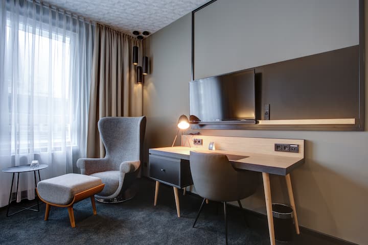 Guest room at the Vienna House Easy by Wyndham Dortmund in Dortmund, Other than US/Canada