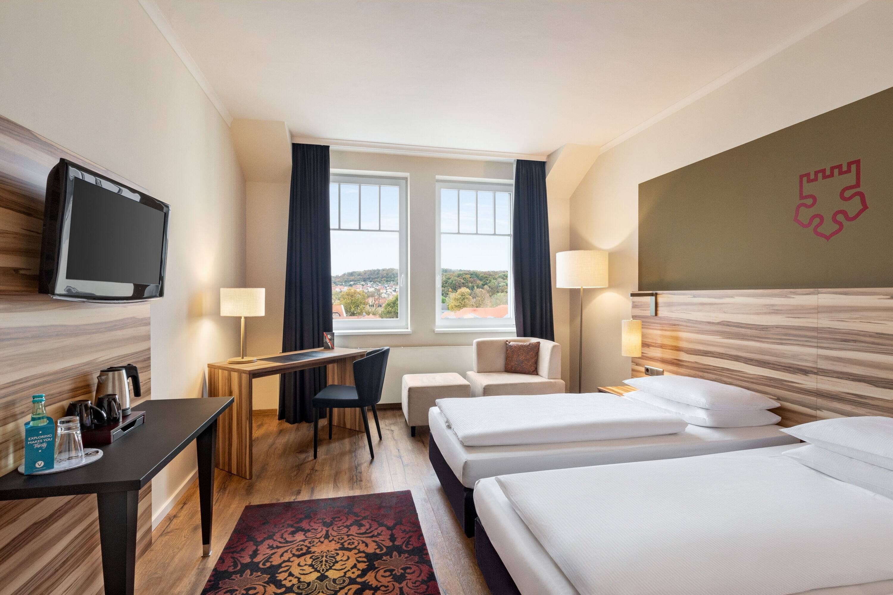 Guest room at the Vienna House by Wyndham Thuringer Hof Eisenach in Eisenach, Other than US/Canada