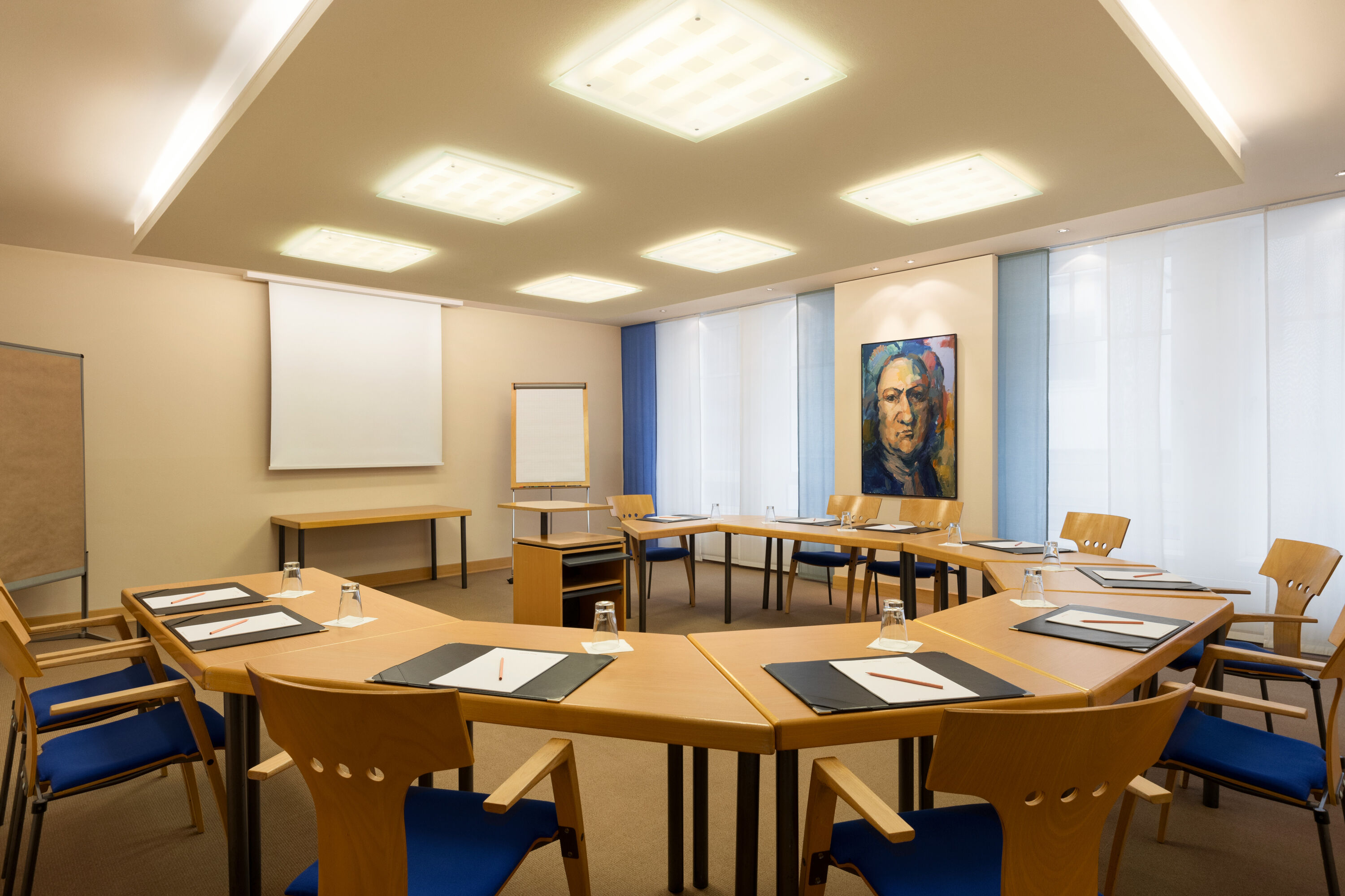 U-shape meeting room at Vienna House by Wyndham Thuringer Hof Eisenach in Eisenach, Other than US/Canada