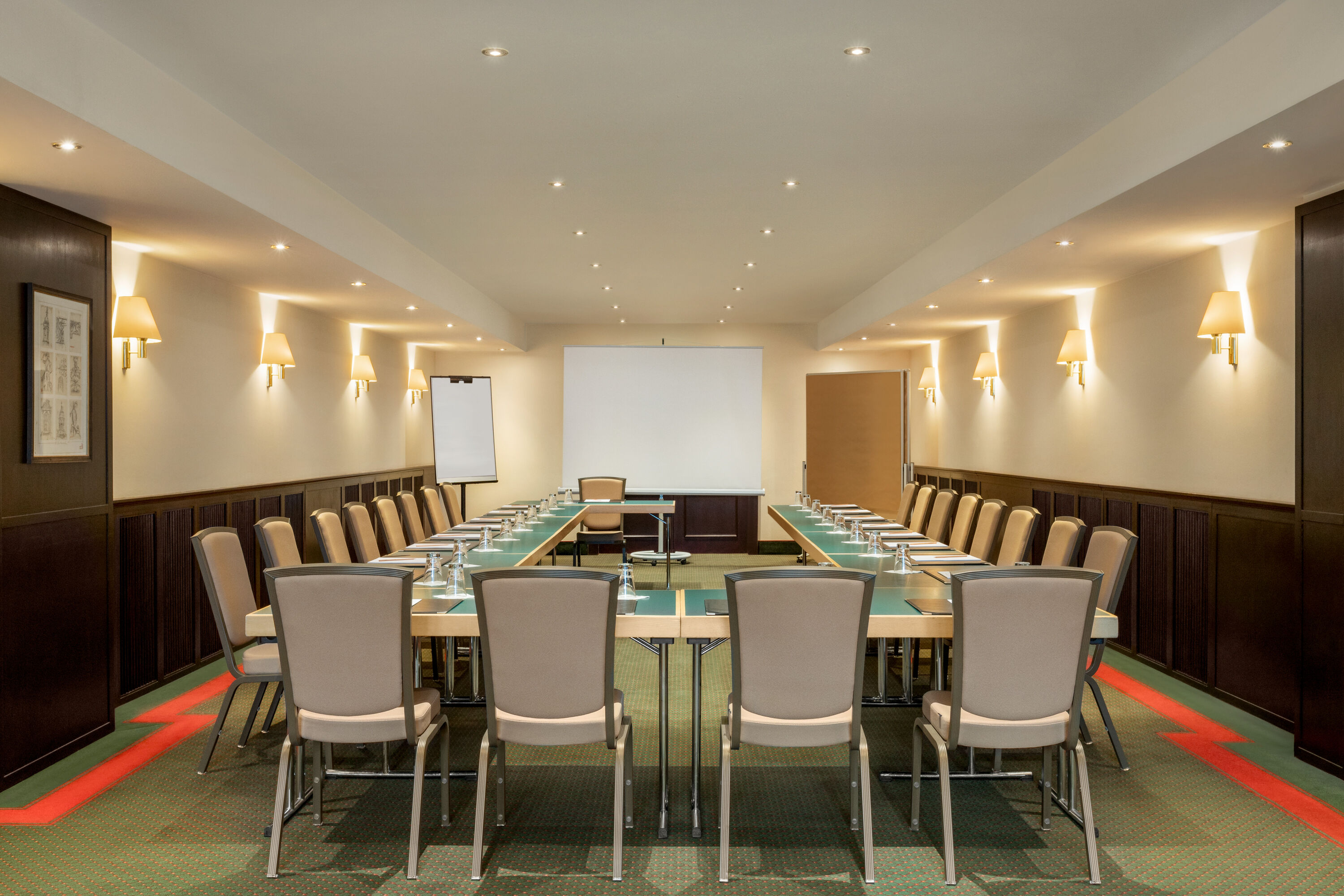 U-shape meeting room at Vienna House by Wyndham Thuringer Hof Eisenach in Eisenach, Other than US/Canada