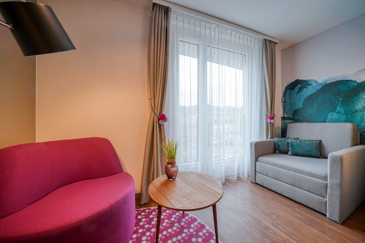 Guest room at the Vienna House Easy by Wyndham Freiburg in Freiburg, Other than US/Canada