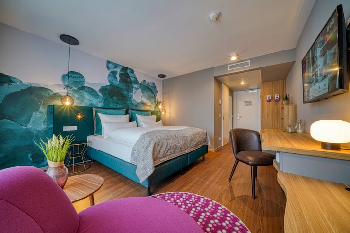 Guest room at the Vienna House Easy by Wyndham Freiburg in Freiburg, Other than US/Canada
