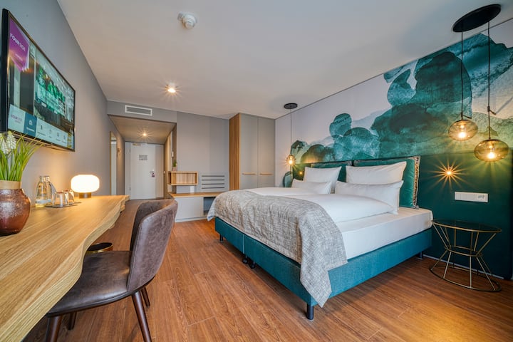 Guest room at the Vienna House Easy by Wyndham Freiburg in Freiburg, Other than US/Canada