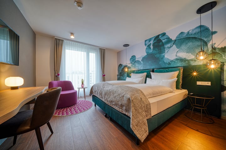 Guest room at the Vienna House Easy by Wyndham Freiburg in Freiburg, Other than US/Canada