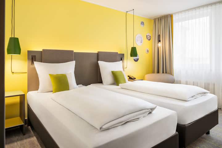 Guest room at the Vienna House Easy by Wyndham Gunzburg in Gunzburg, Other than US/Canada