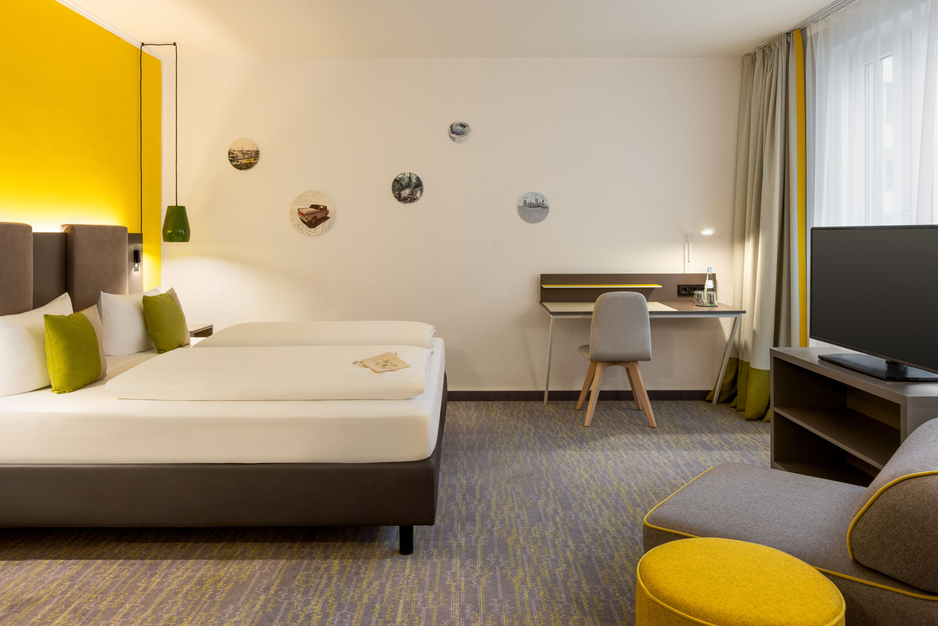 Guest room at the Vienna House Easy by Wyndham Leipzig in Leipzig, Sachsen, Other than US/Canada