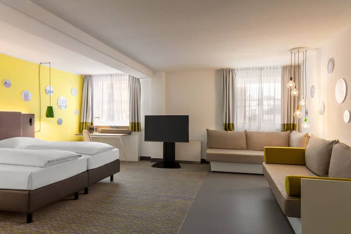 Guest room at the Vienna House Easy by Wyndham Limburg in Limburg, Other than US/Canada
