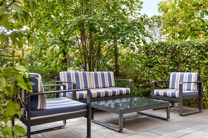 Courtyard at Vienna House Easy by Wyndham Munchen in Munich, Other than US/Canada