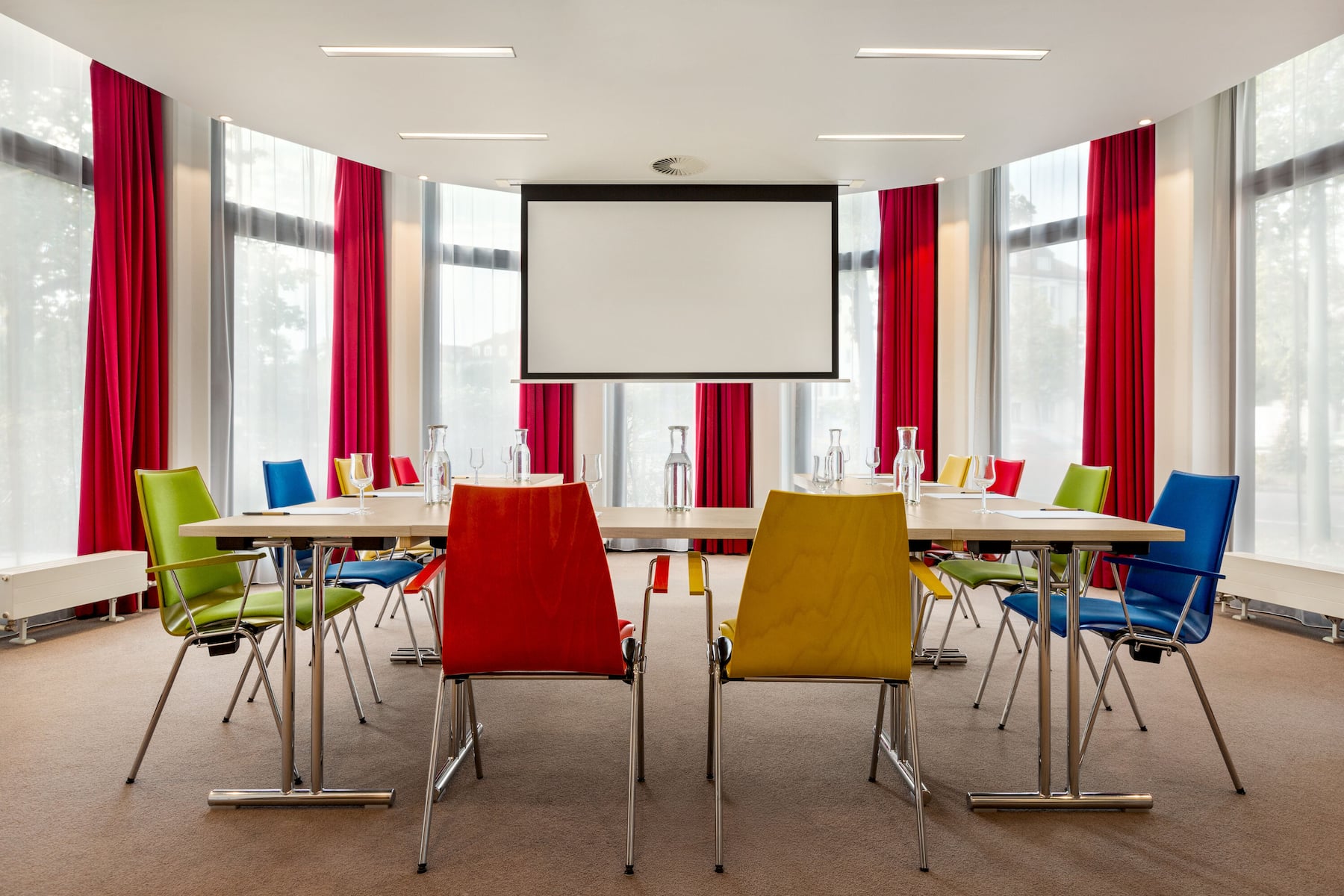 U-shape meeting room at Vienna House Easy by Wyndham Munchen in Munich, Other than US/Canada