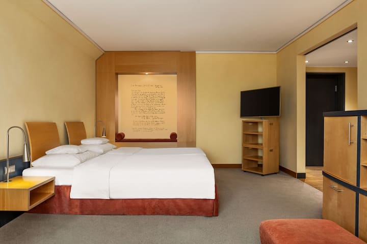 Guest room at the Vienna House by Wyndham Remarque Osnabruck in Osnabrueck, Other than US/Canada