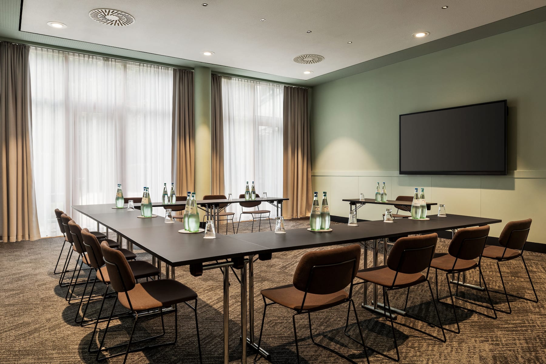 U-shape meeting room at Vienna House by Wyndham Remarque Osnabruck in Osnabrueck, Other than US/Canada