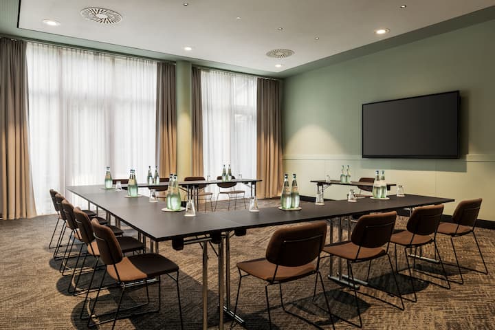 U-shape meeting room at Vienna House by Wyndham Remarque Osnabruck in Osnabrueck, Other than US/Canada
