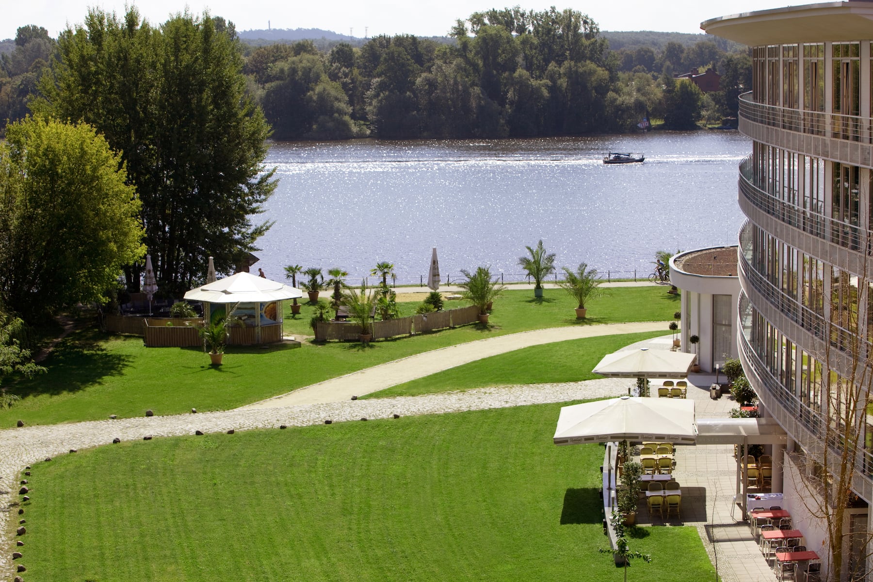 Courtyard at Vienna House by Wyndham Havelufer Potsdam in Potsdam, Other than US/Canada