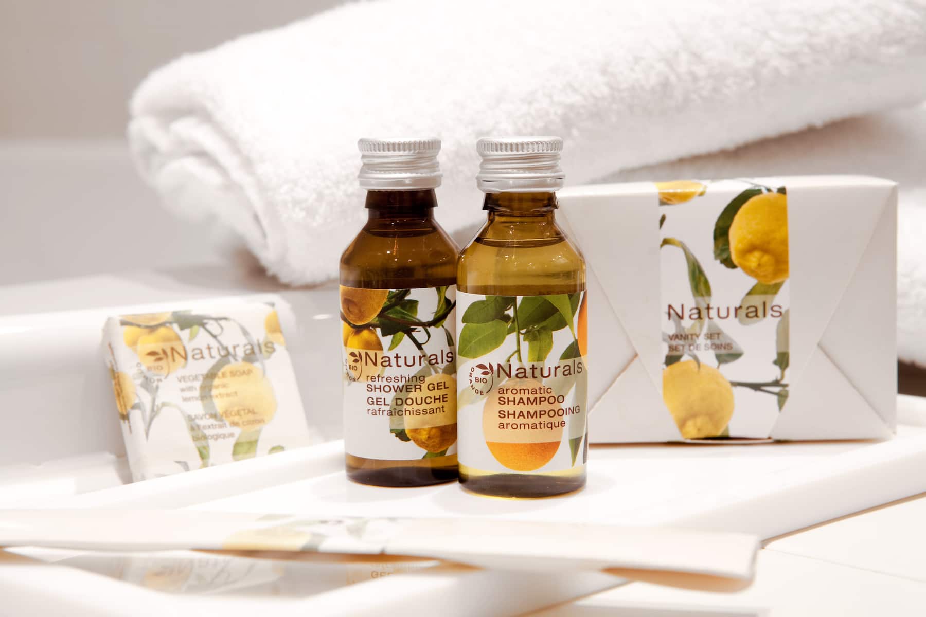 Guest room bath at the Vienna House by Wyndham Havelufer Potsdam in Potsdam, Other than US/Canada