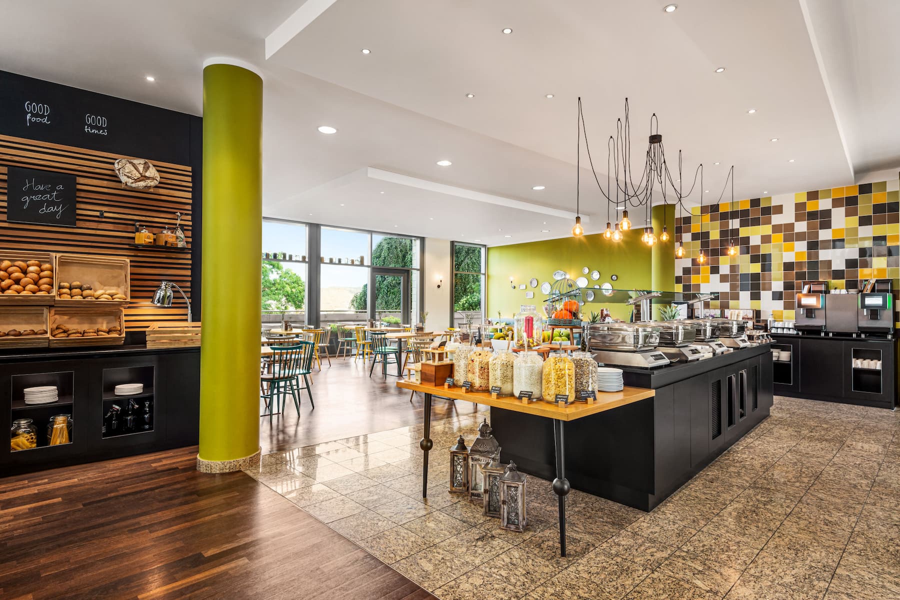 Vienna House Easy by Wyndham Wuppertal restaurant breakfast area with seating in Wuppertal, Other than US/Canada