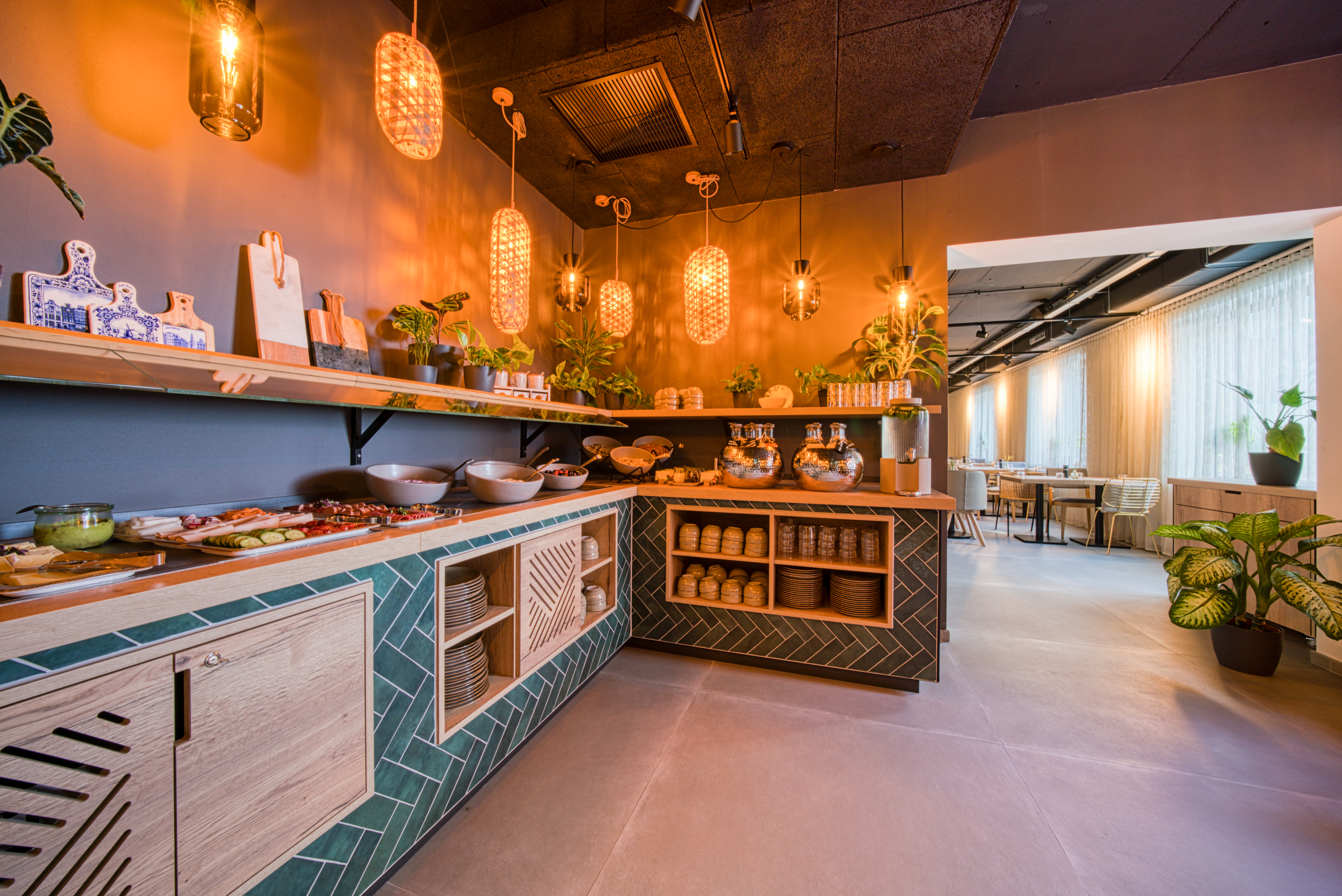 Vienna House Easy by Wyndham Amsterdam Airport restaurant breakfast area with seating in Hoofddorp, Other than US/Canada